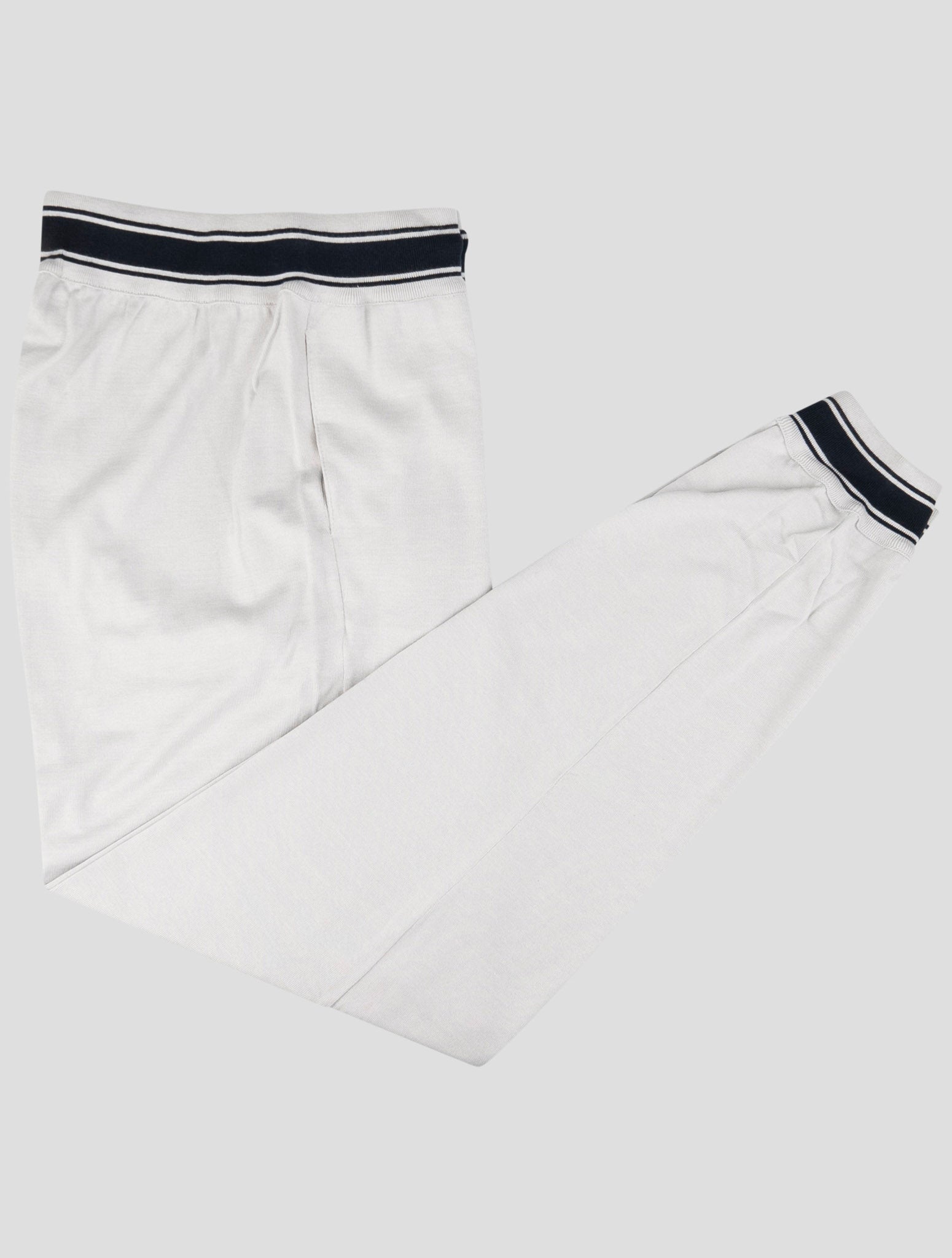 Kiton Gray Cotton Jogging Pants
