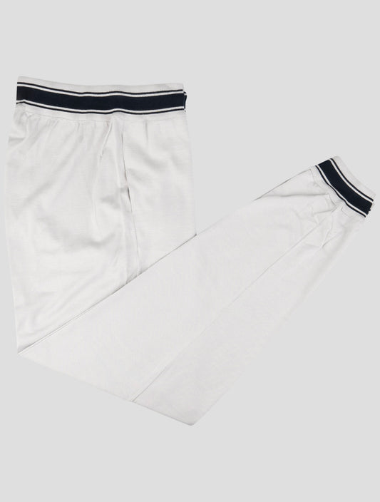 Kiton Gray Cotton Jogging Pants