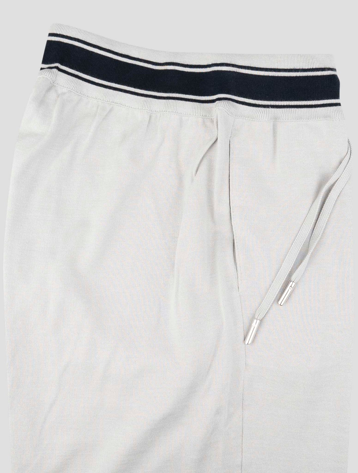 Kiton Gray Cotton Jogging Pants