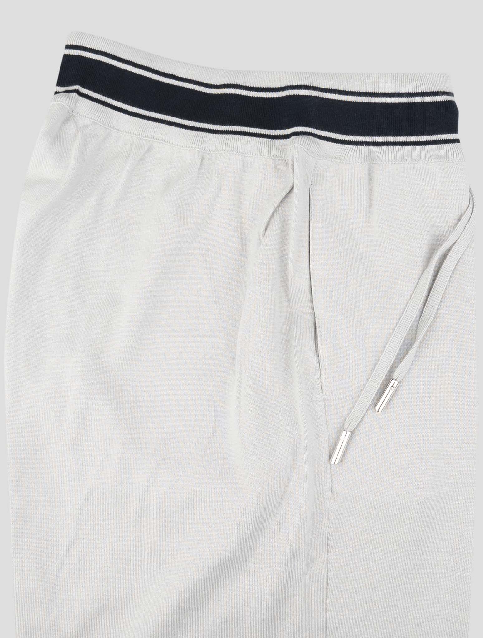 Kiton Gray Cotton Jogging Pants