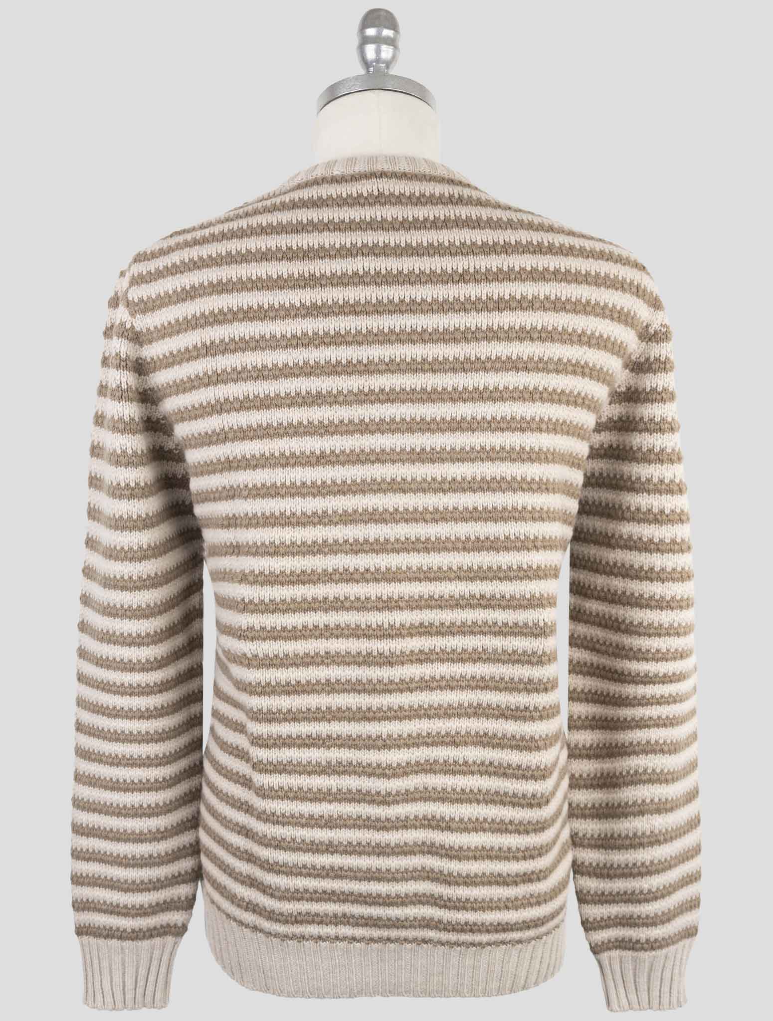 Kiton Brown Cashmere Sweater Crewneck