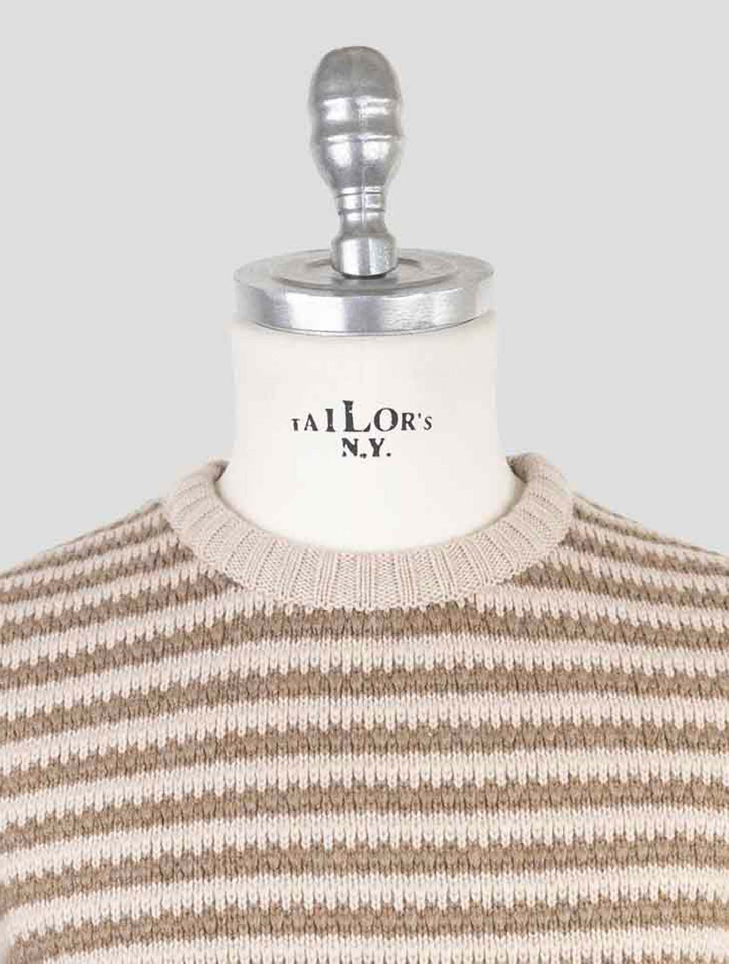 Kiton Brown Cashmere Sweater Crewneck
