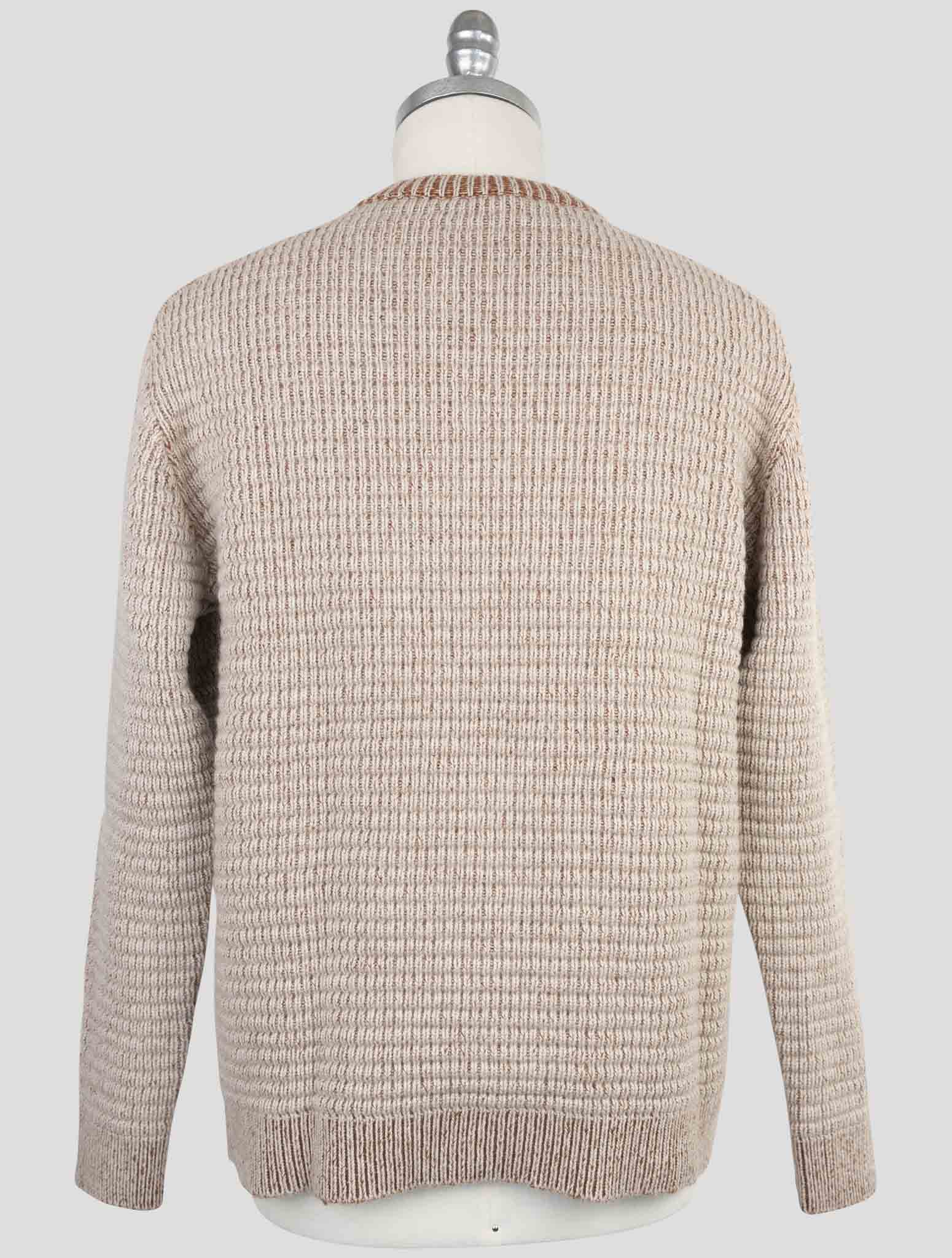 Kiton Brown Cashmere Sweater Crewneck
