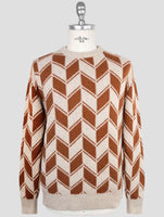Kiton Brown Cashmere Sweater Crewneck