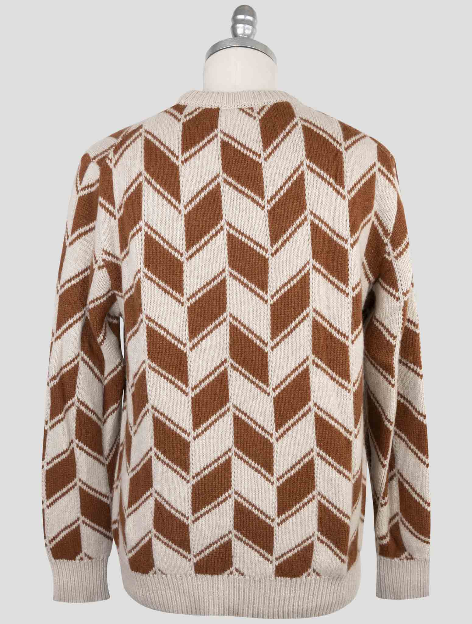 Kiton Brown Cashmere Sweater Crewneck