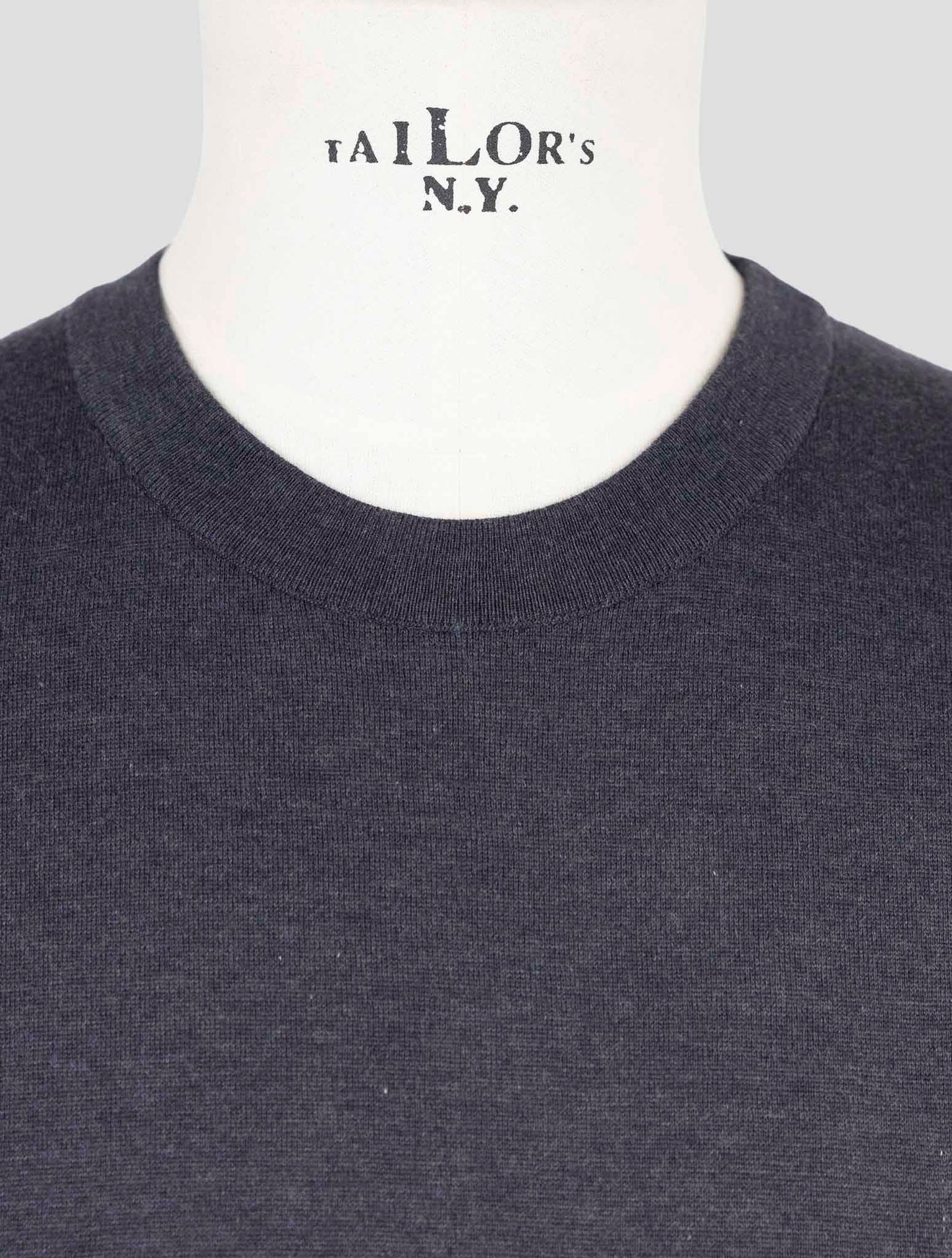 Kiton Dark Gray Cotton T-Shirt