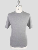 Kiton Gray Cotton T-Shirt