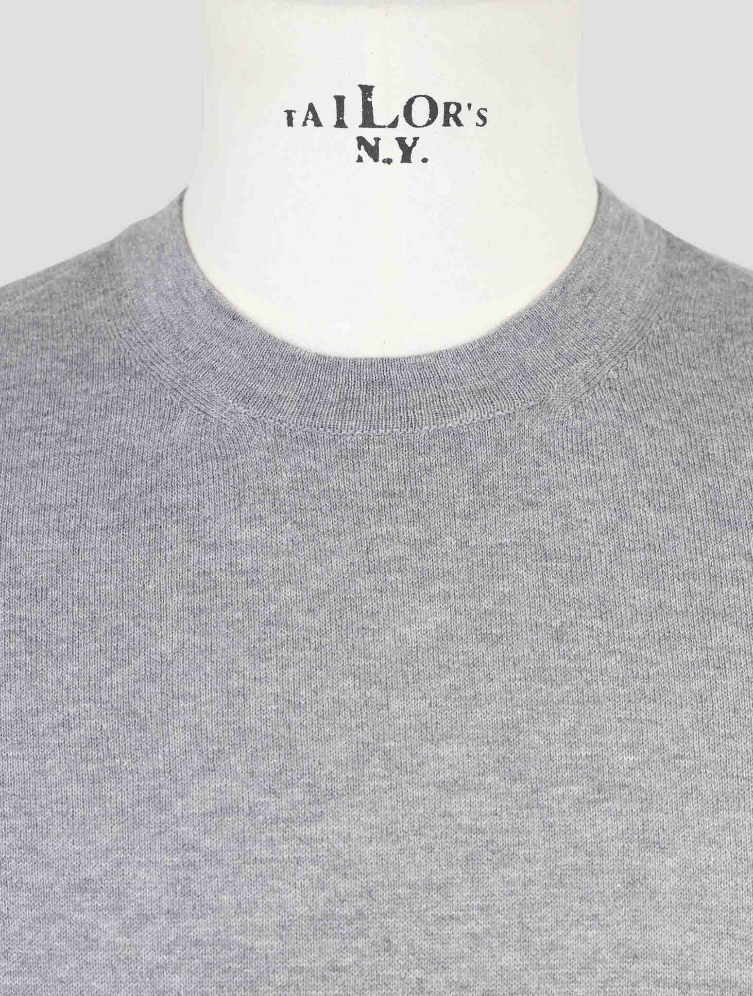 Kiton Gray Cotton T-Shirt