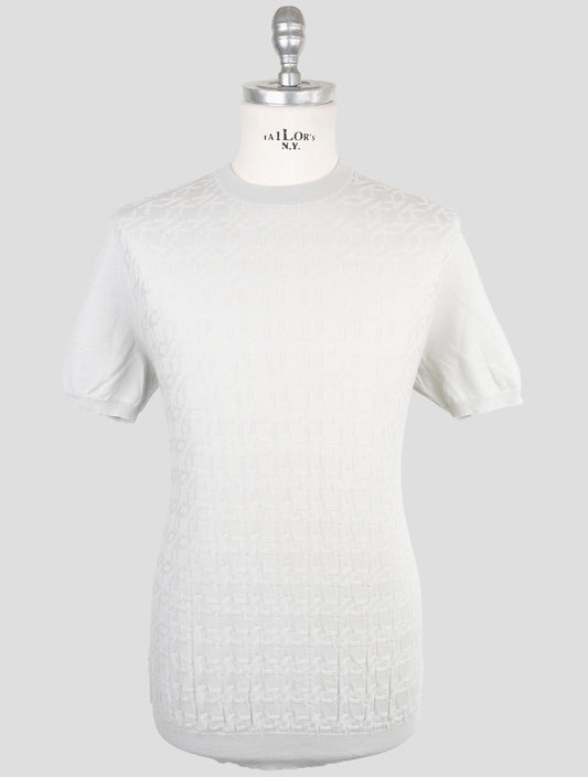 Kiton Gray Cotton T-Shirt