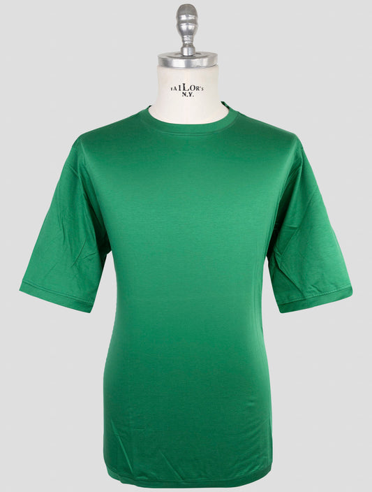 Kiton Green Cotton T-Shirt