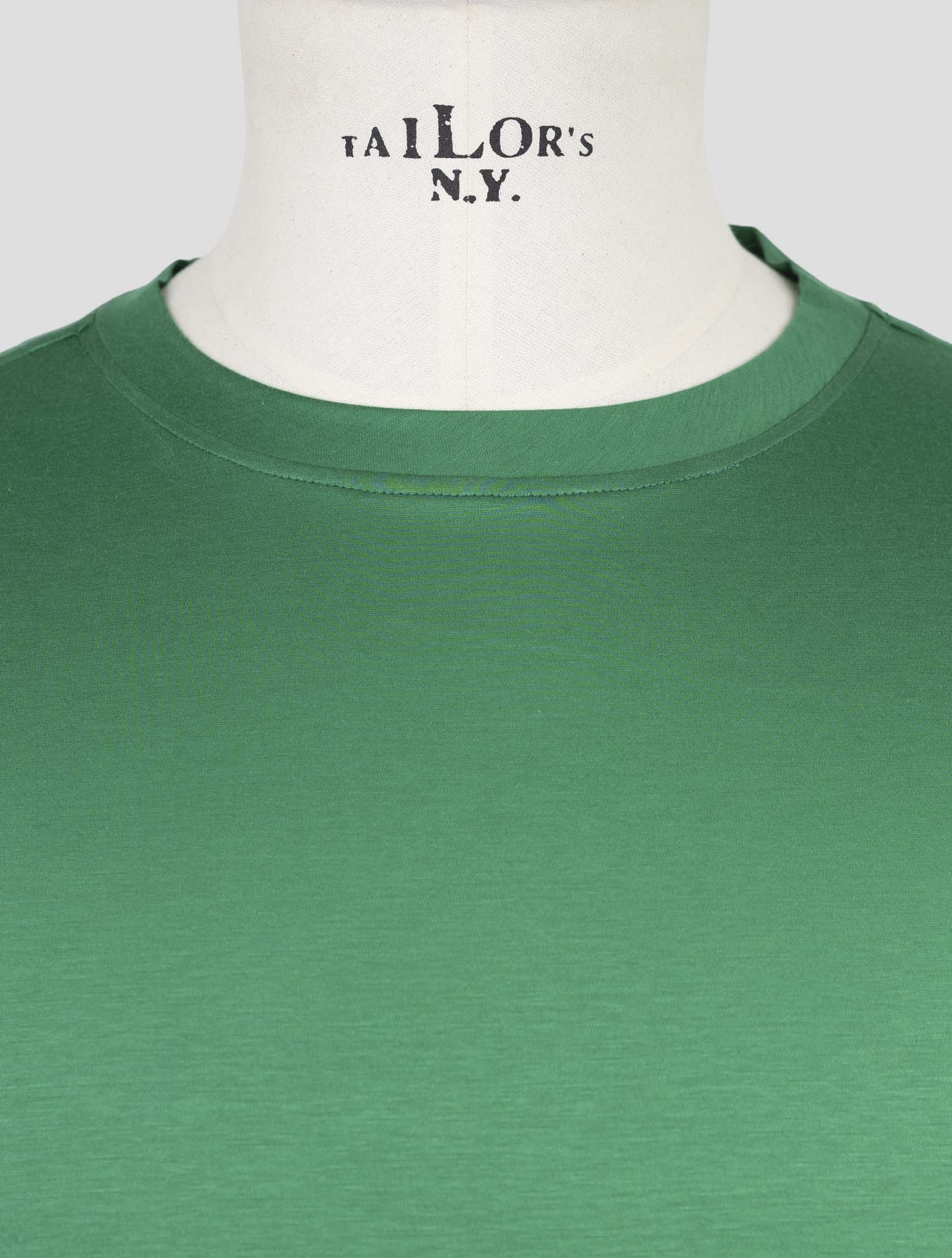 Kiton Green Cotton T-Shirt
