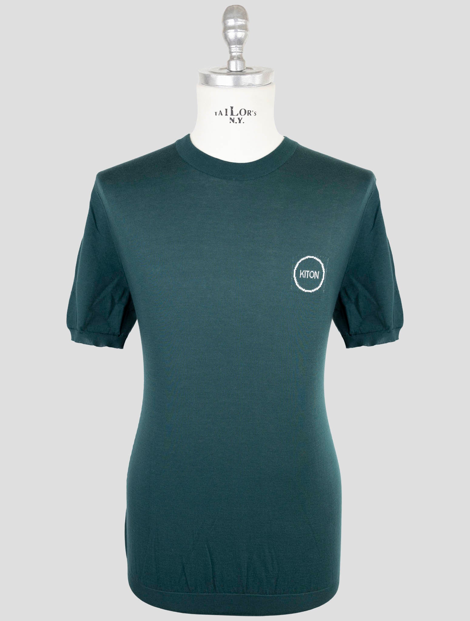 Kiton Green Cotton T-Shirt