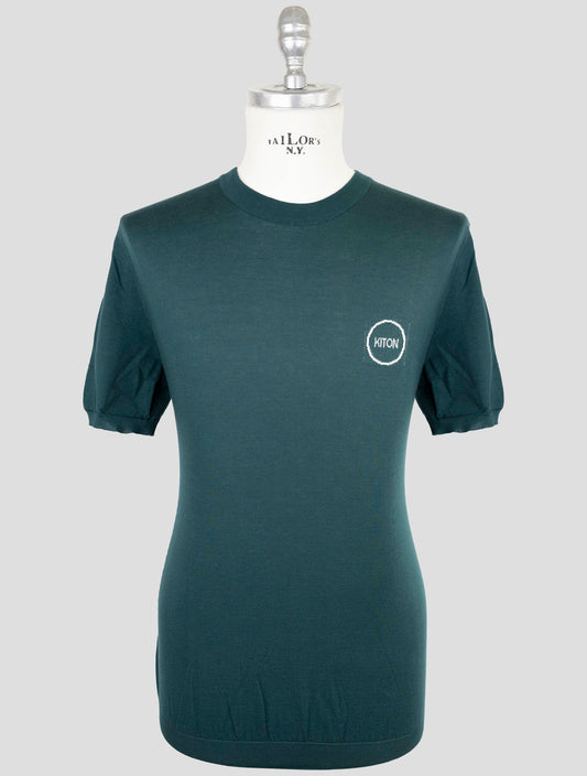 Kiton Green Cotton T-Shirt