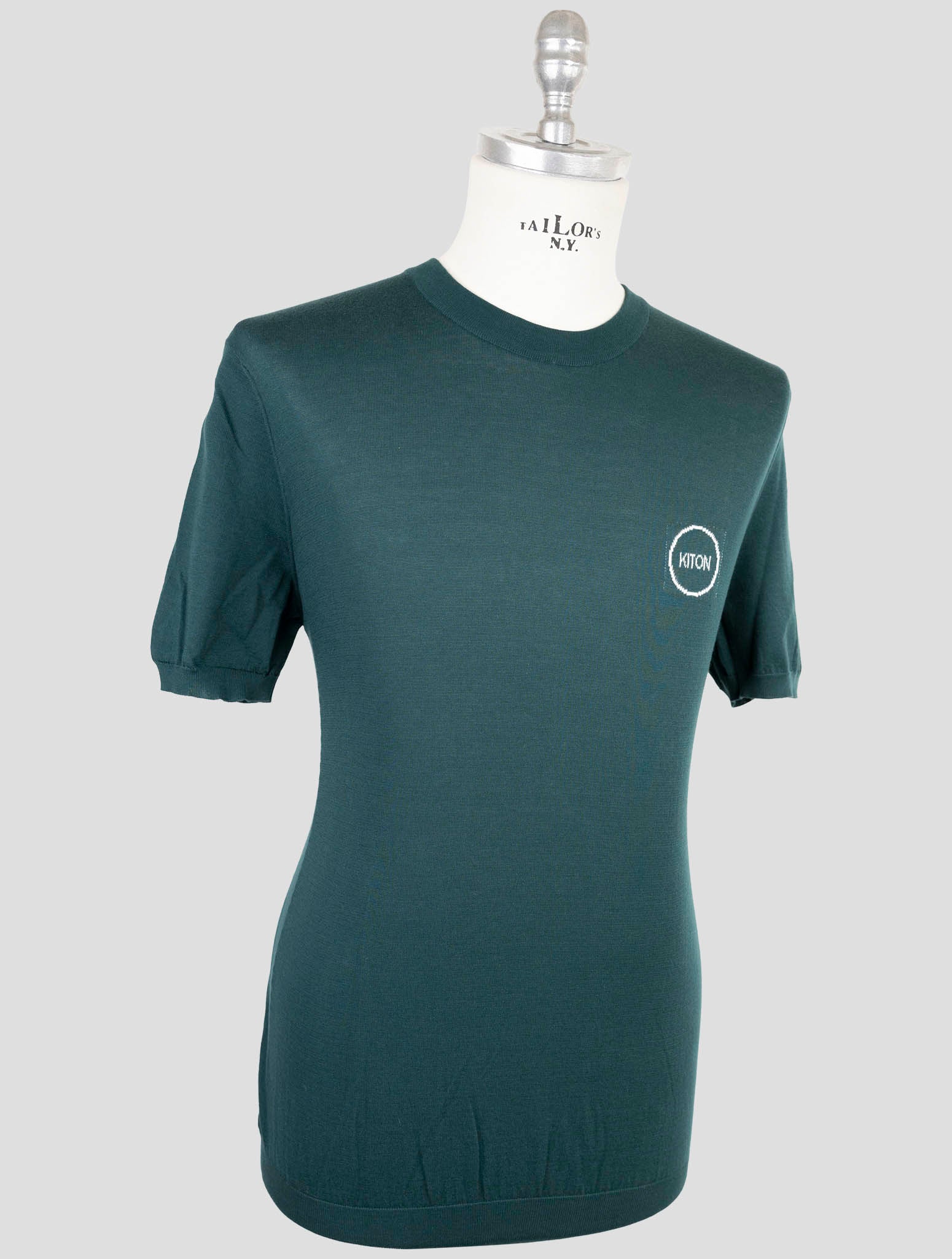 Kiton Green Cotton T-Shirt
