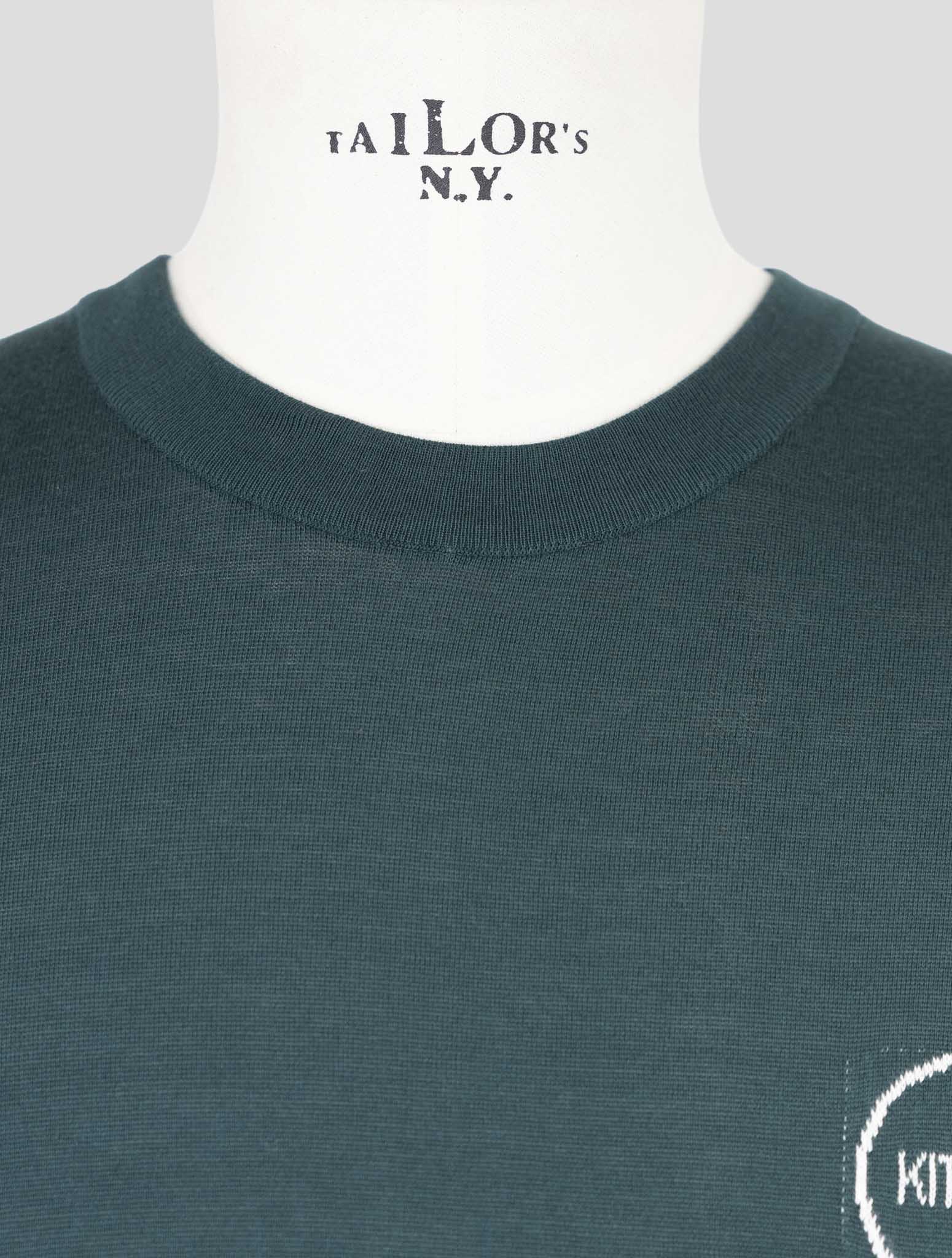 Kiton Green Cotton T-Shirt