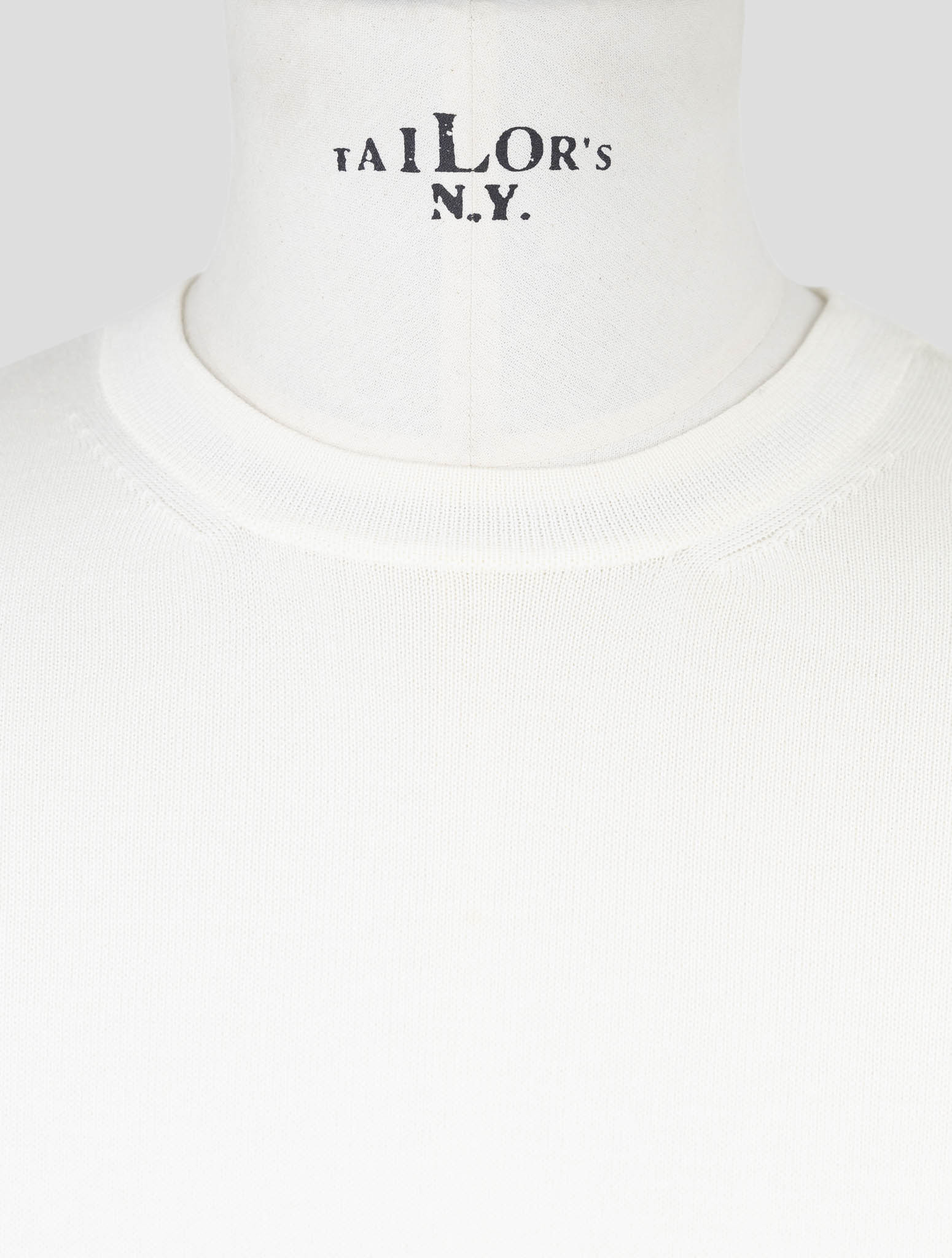 Kiton White Cotton T-Shirt