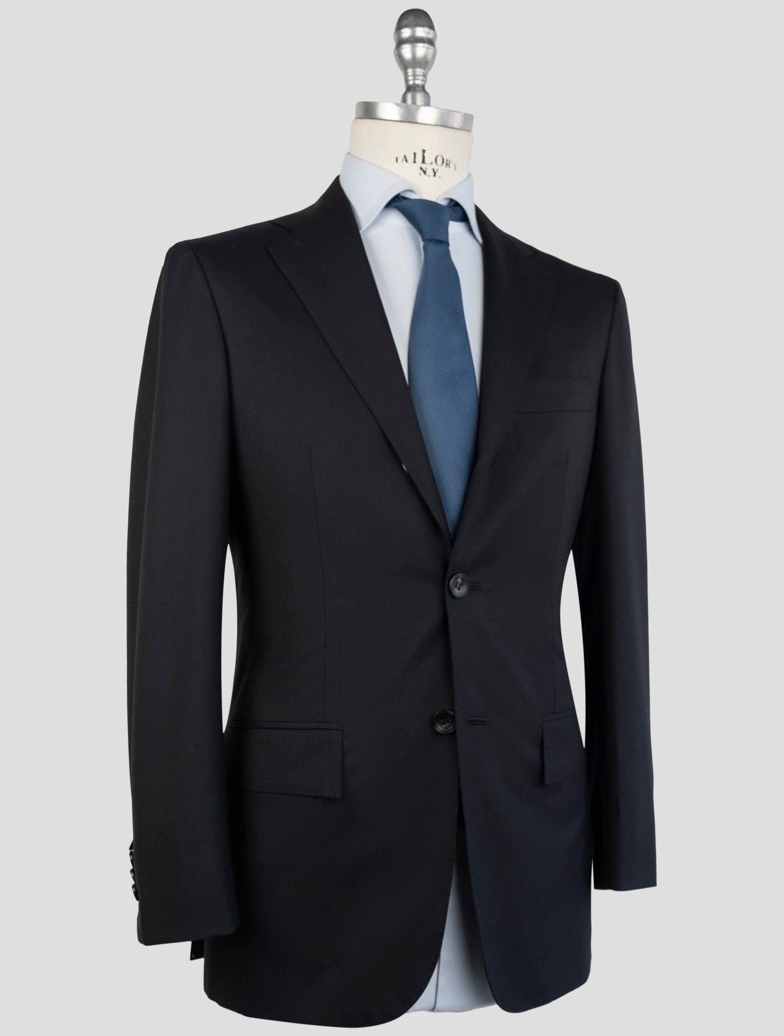 Kiton Blue Wool 14 Micron Suit