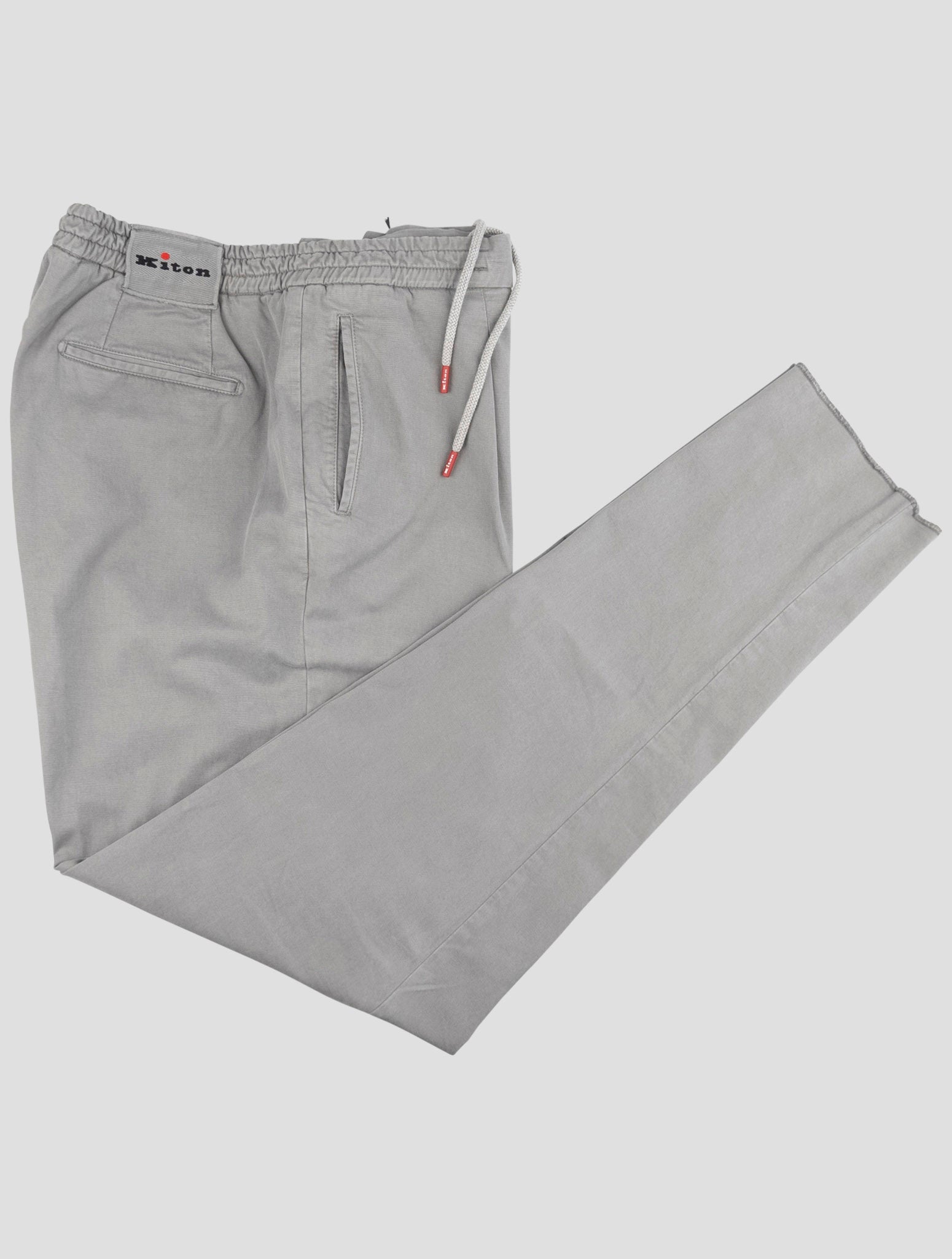 Kiton Gray Lyocell Cotton Ea Jeans