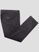Kiton  Gray Virgin Wool  Cargo Pants