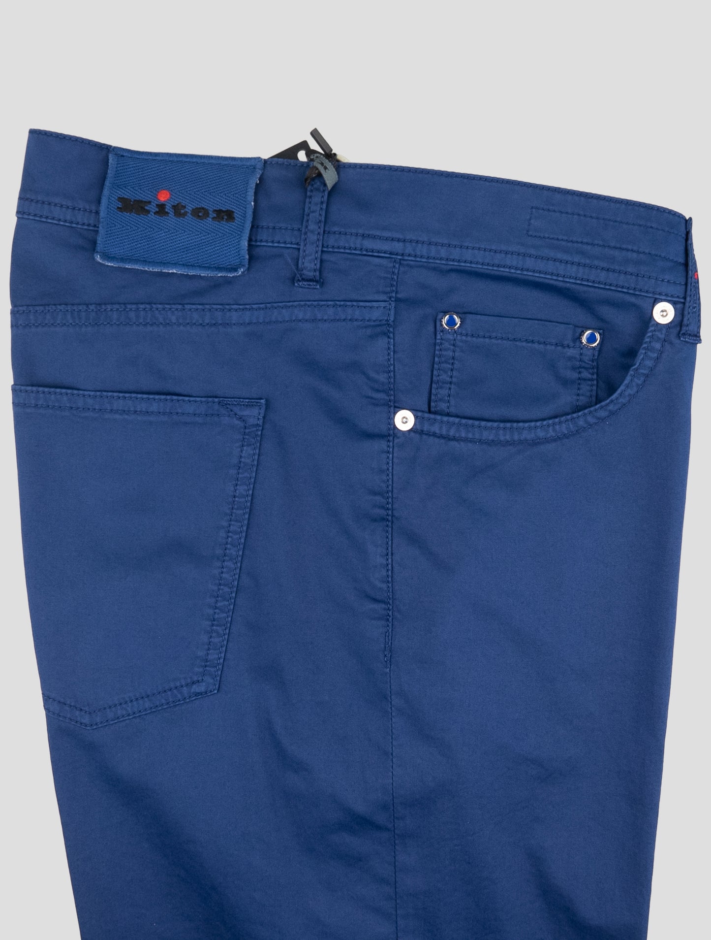 Kiton Blue Cotton Ea Jeans