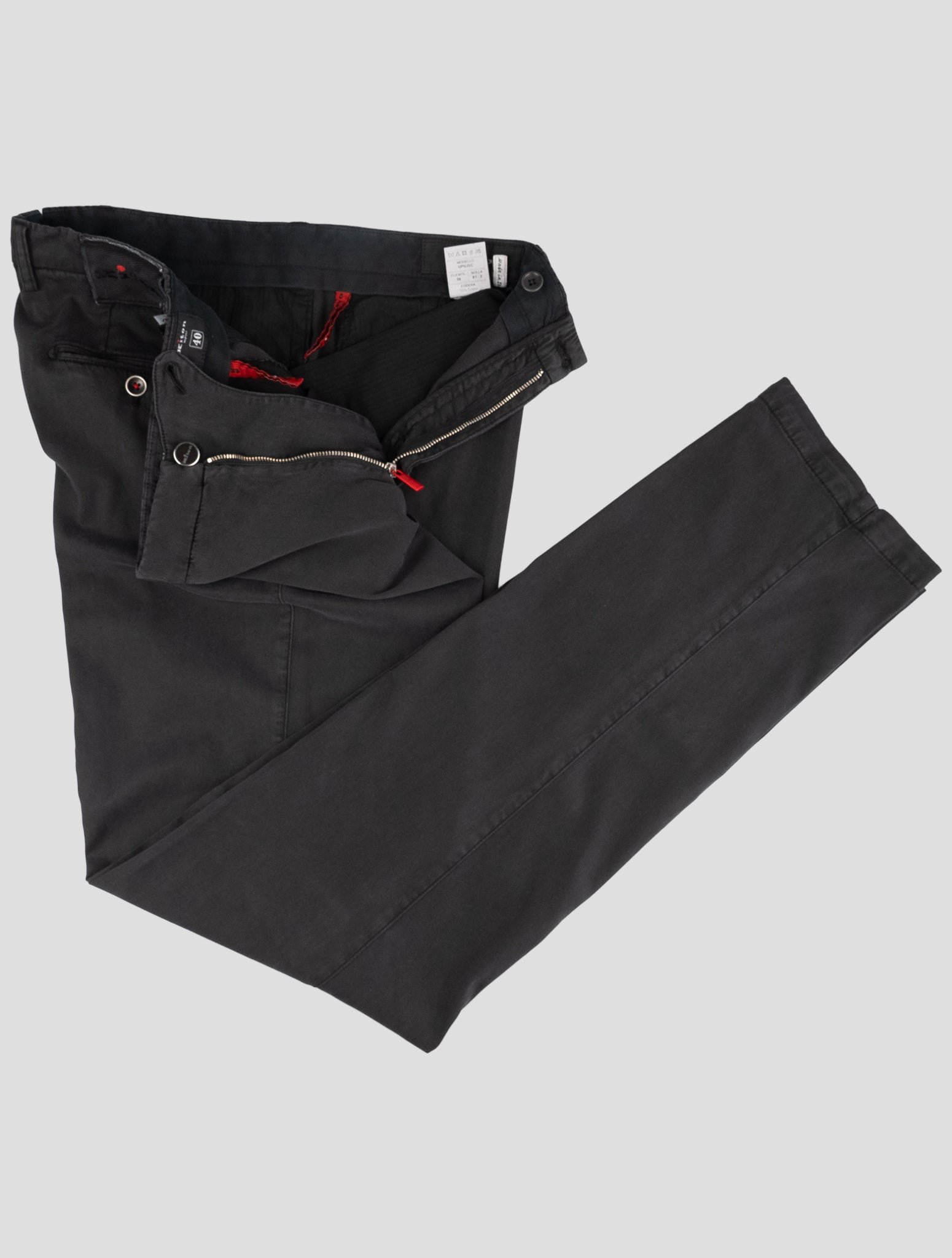 Kiton Gray Lyocell Ea Pants