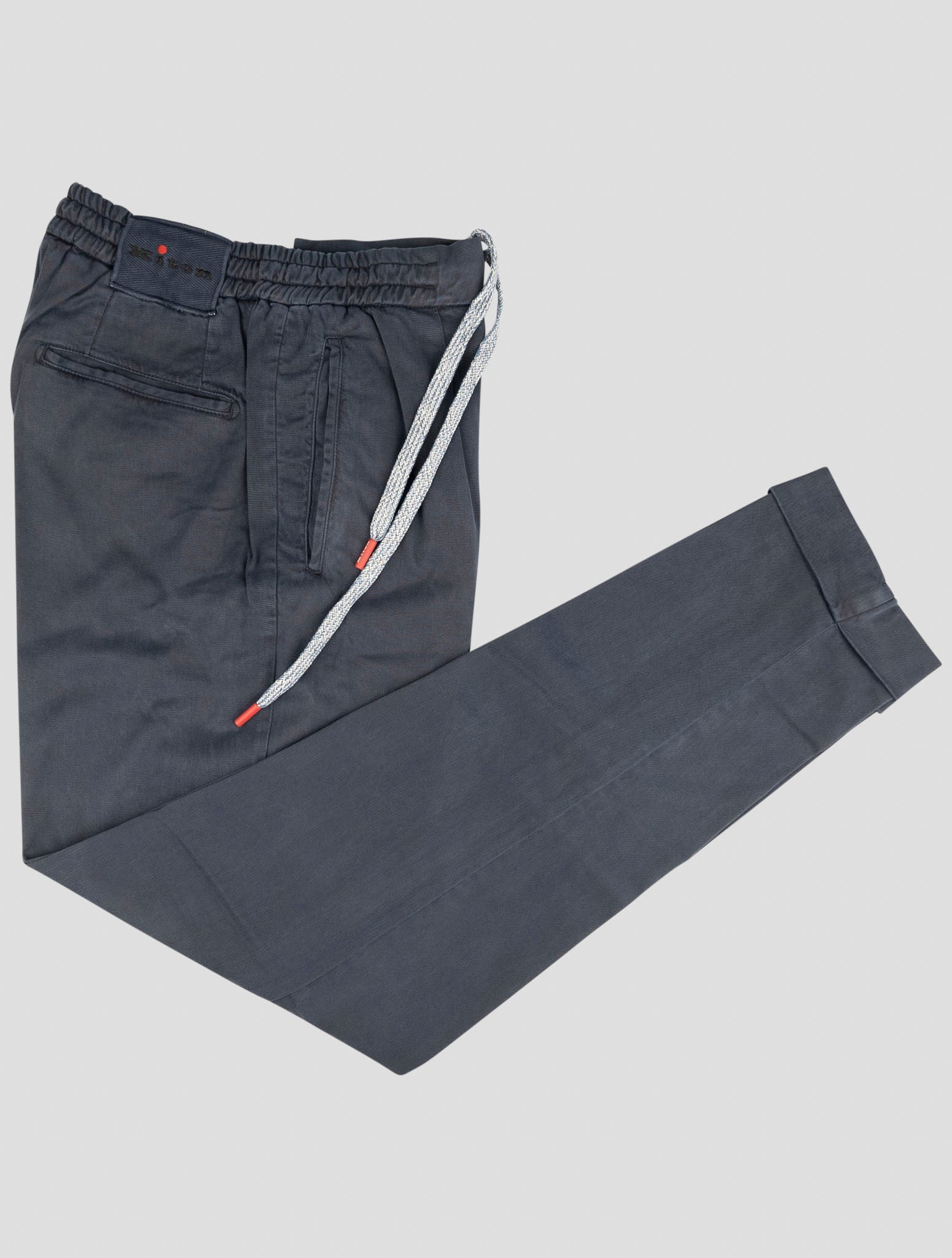 Kiton Blue Lyocell Ea Pants