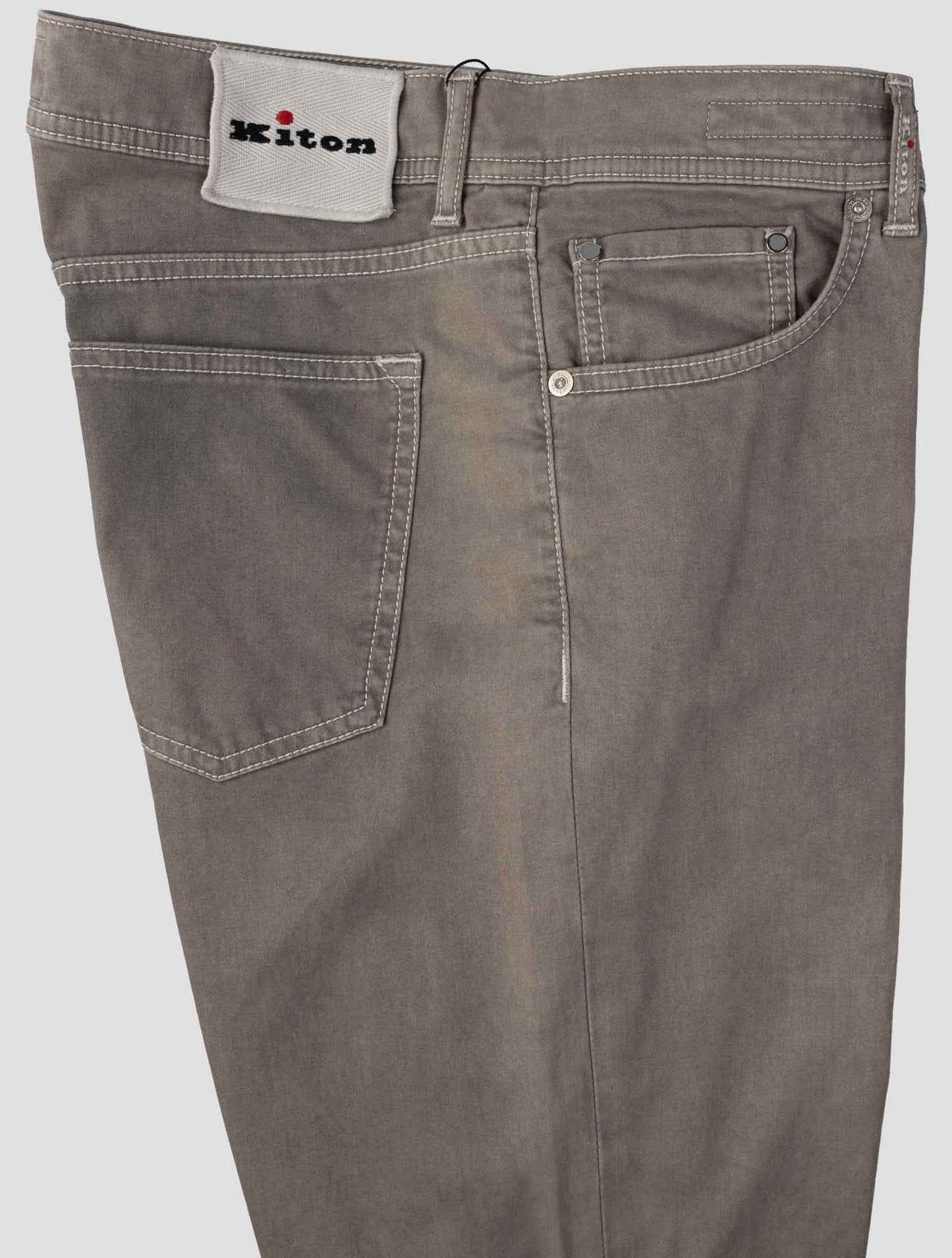 Kiton Beige Cotton Ea Jeans