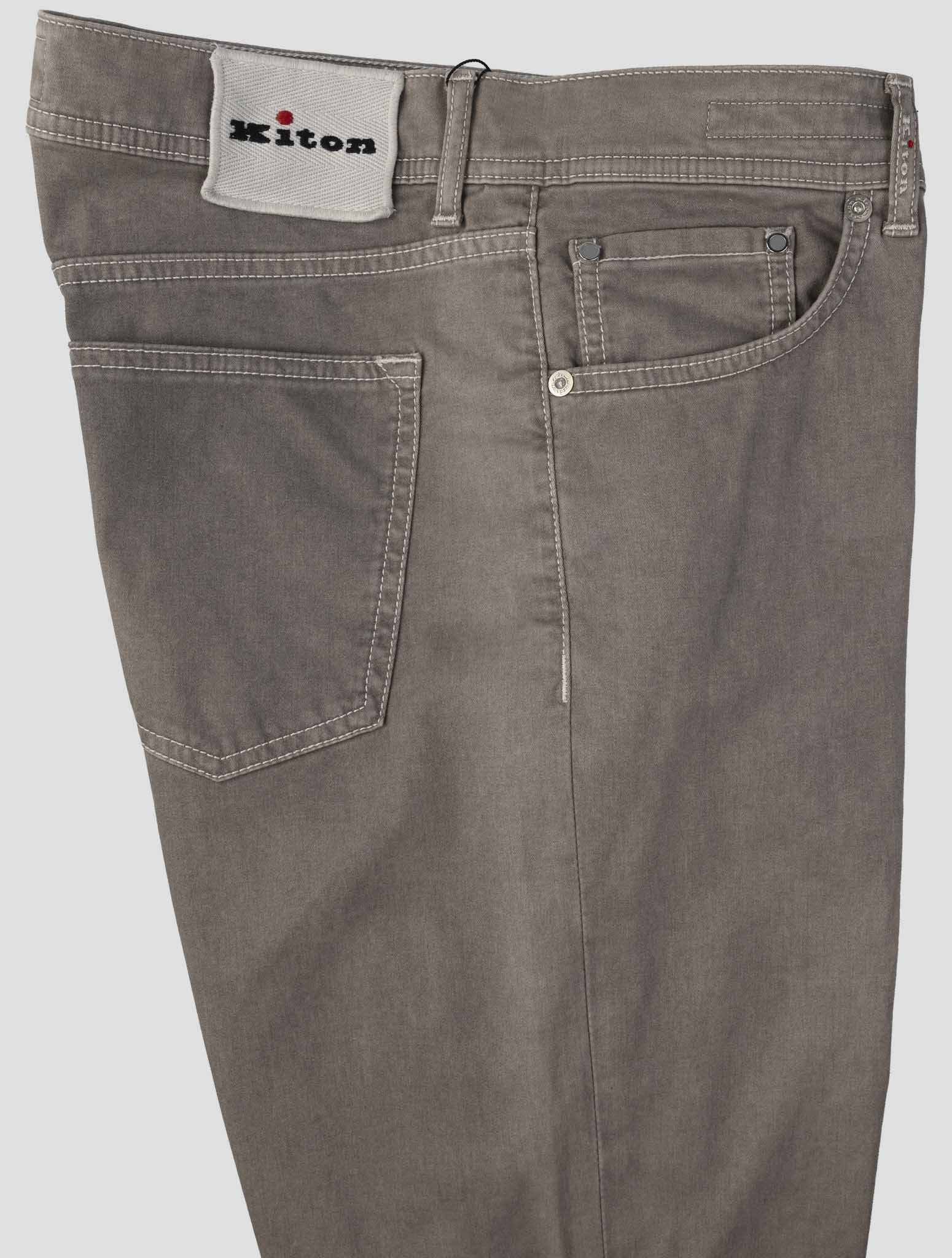 Kiton Beige Cotton Ea Jeans