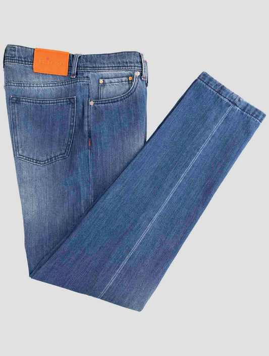 Kiton Denim Cotton Wool Pa Jeans