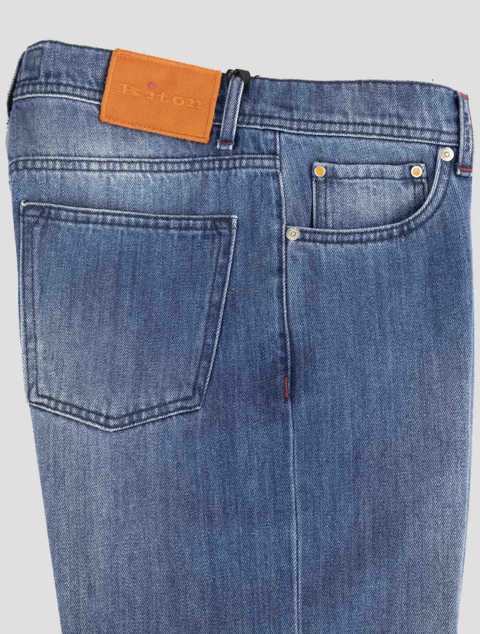Kiton Denim Cotton Wool Pa Jeans