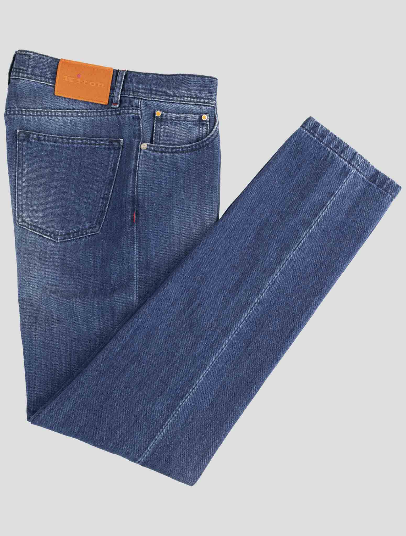 Kiton Denim Cotton Wool Pa Jeans
