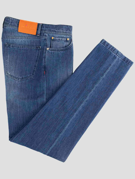 Kiton Denim Cotton Wool Pa Jeans