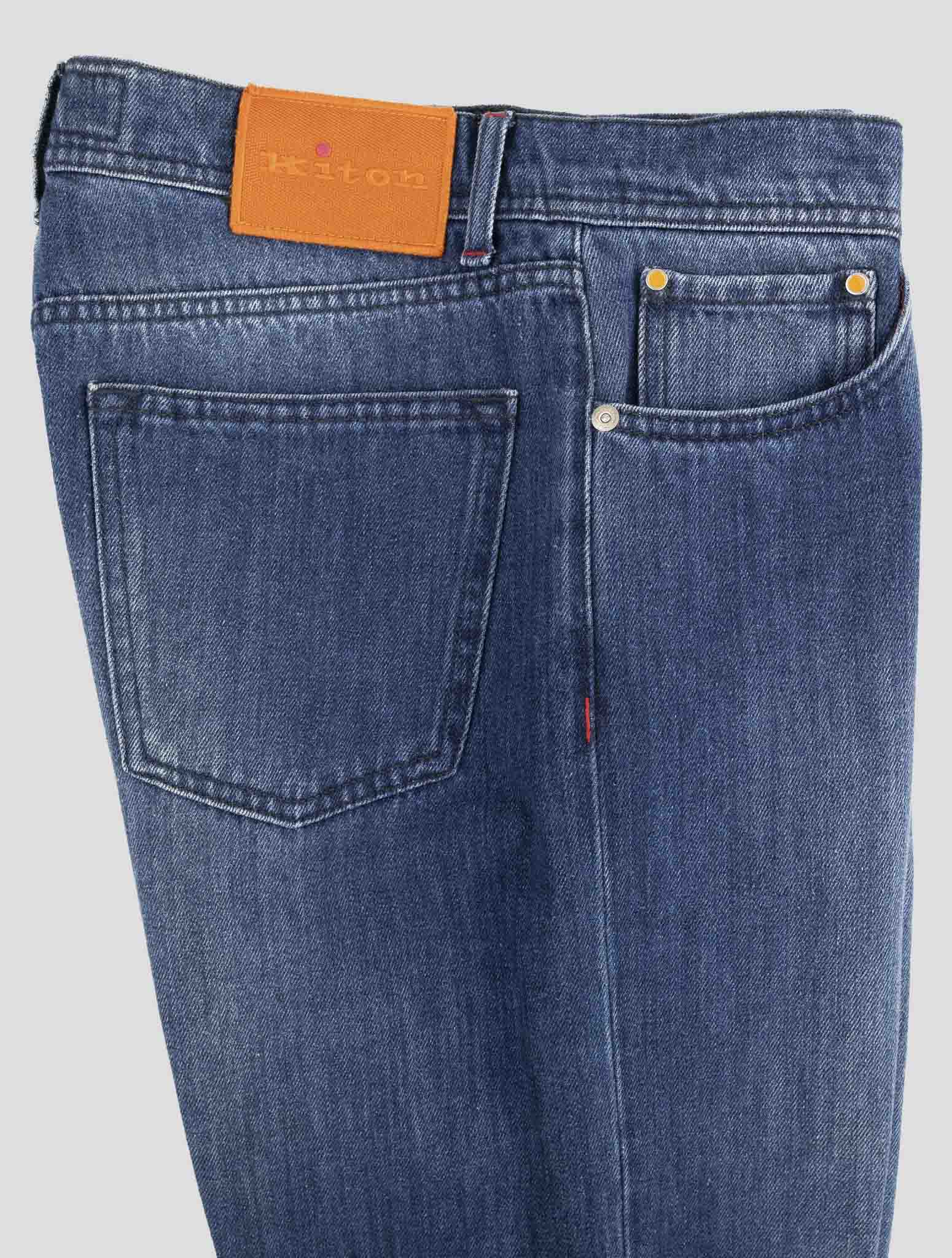 Kiton Denim Cotton Wool Pa Jeans