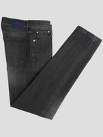 Kiton Dark Gray Cotton Ea Jeans