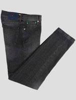 Kiton Dark Gray Cotton Ea Jeans