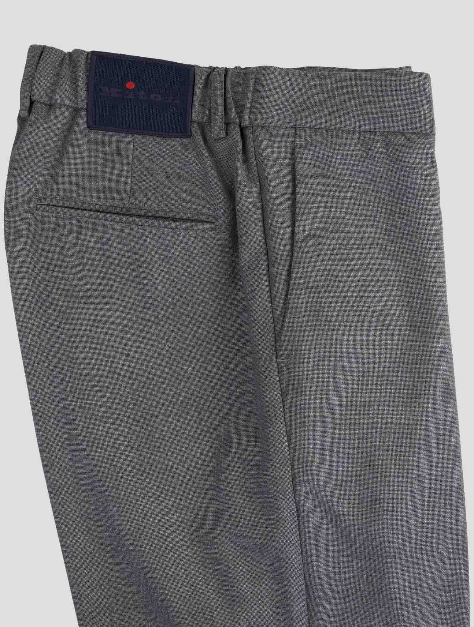 Kiton Gray Wool Pants