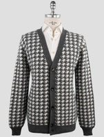 Kiton Gray Cashmere Sweater Cardigan