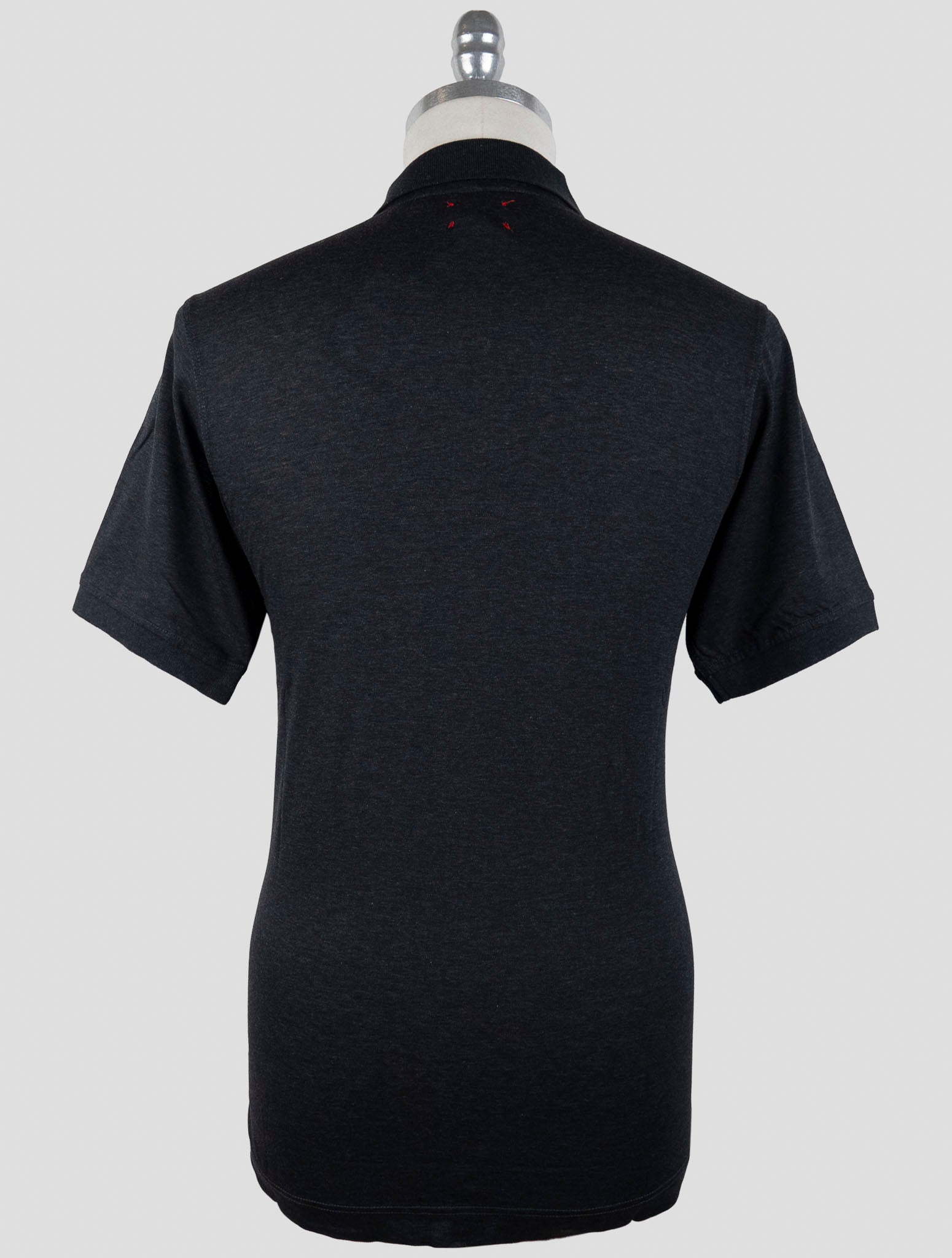 Kiton Dark Gray Cotton Polo