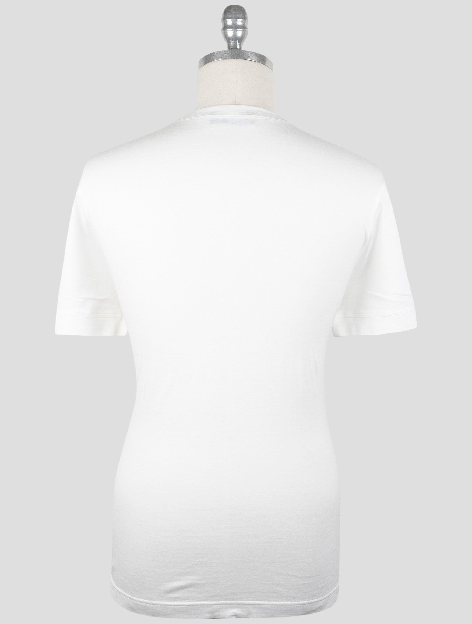 Kiton Knt White Cotton T-Shirt