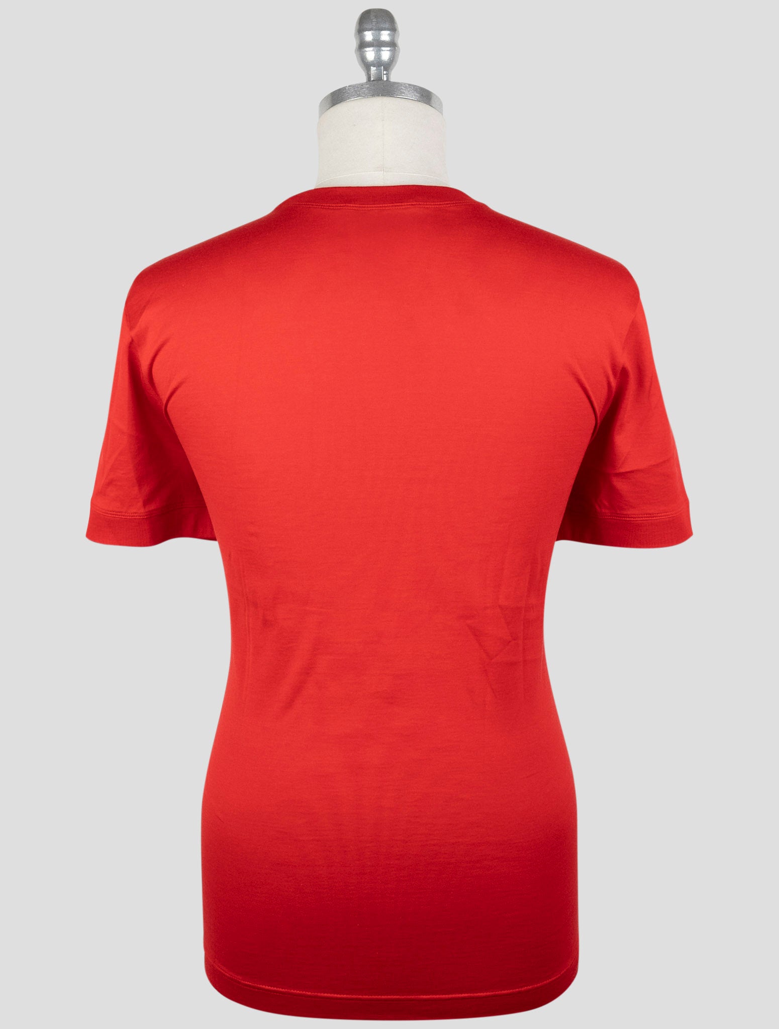 Kiton Knt Red Cotton T-Shirt
