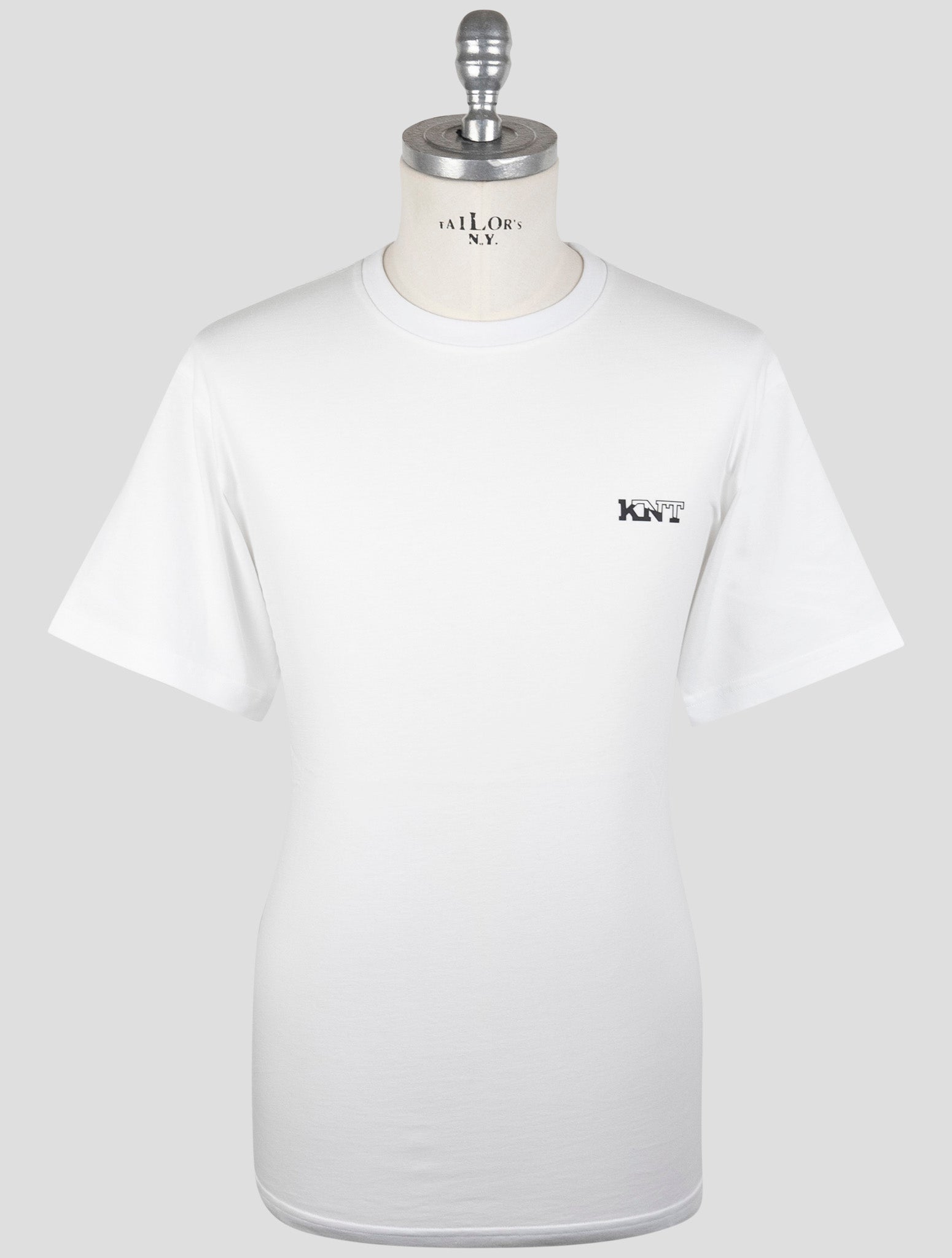 Kiton Knt White Cotton T-Shirt