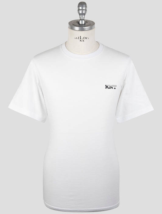 Kiton Knt White Cotton T-Shirt