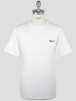 Kiton Knt White Cotton T-Shirt