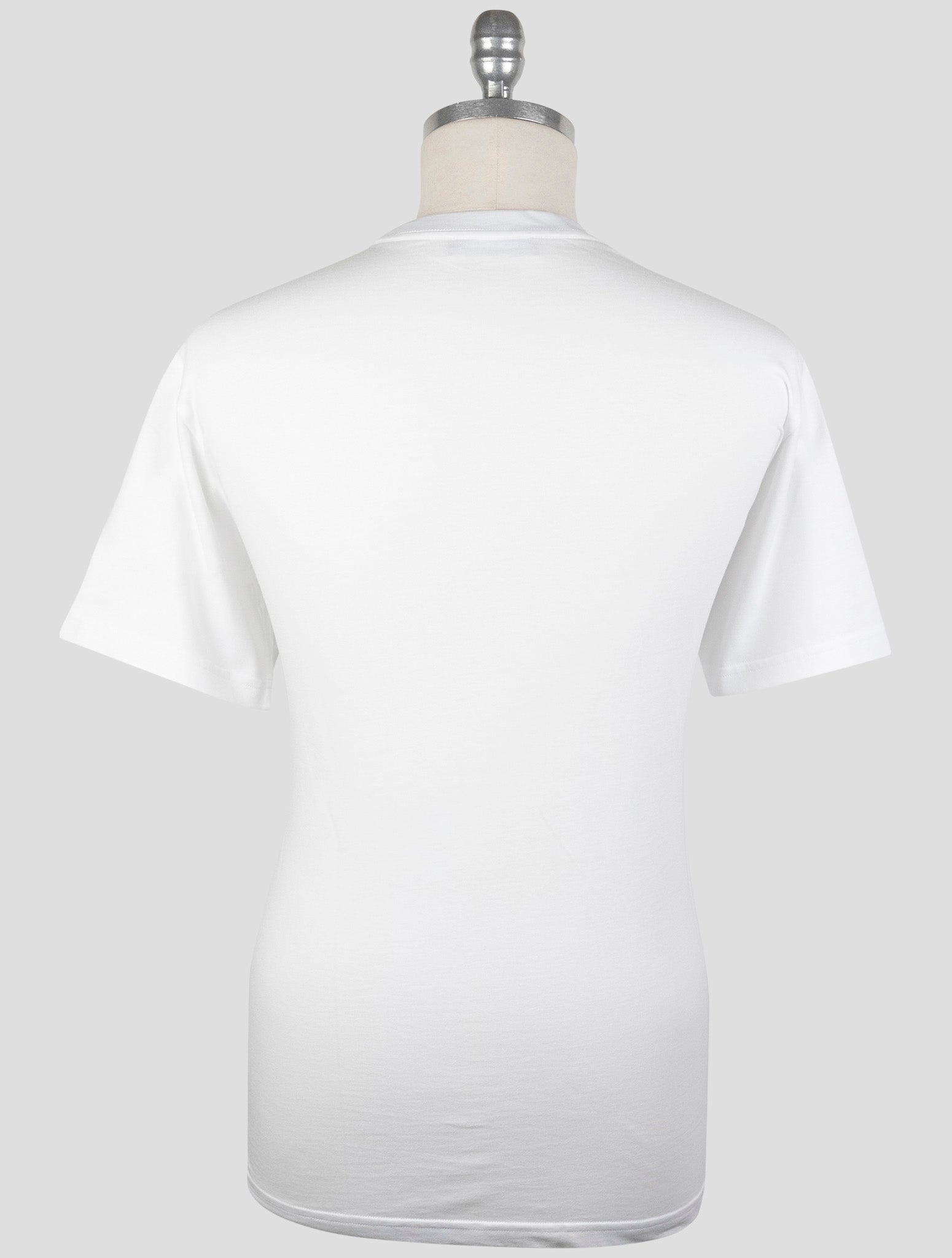 Kiton Knt White Cotton T-Shirt