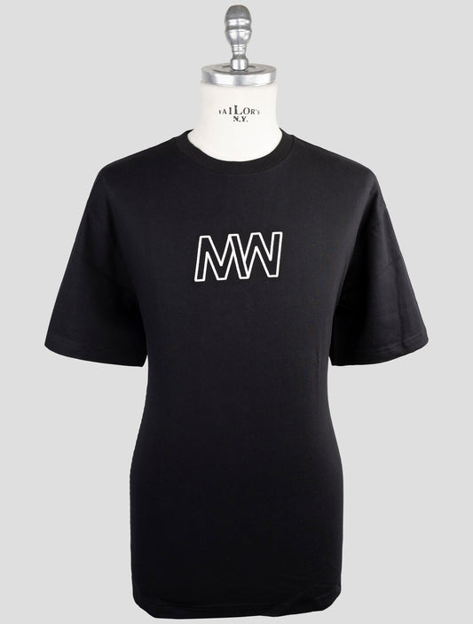 Kiton Knt Black Cotton T-Shirt