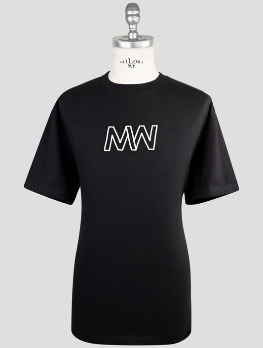 Kiton Knt Black Cotton T-Shirt