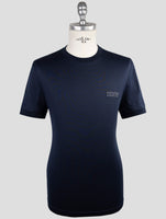 Kiton Knt Blue Cotton T-Shirt