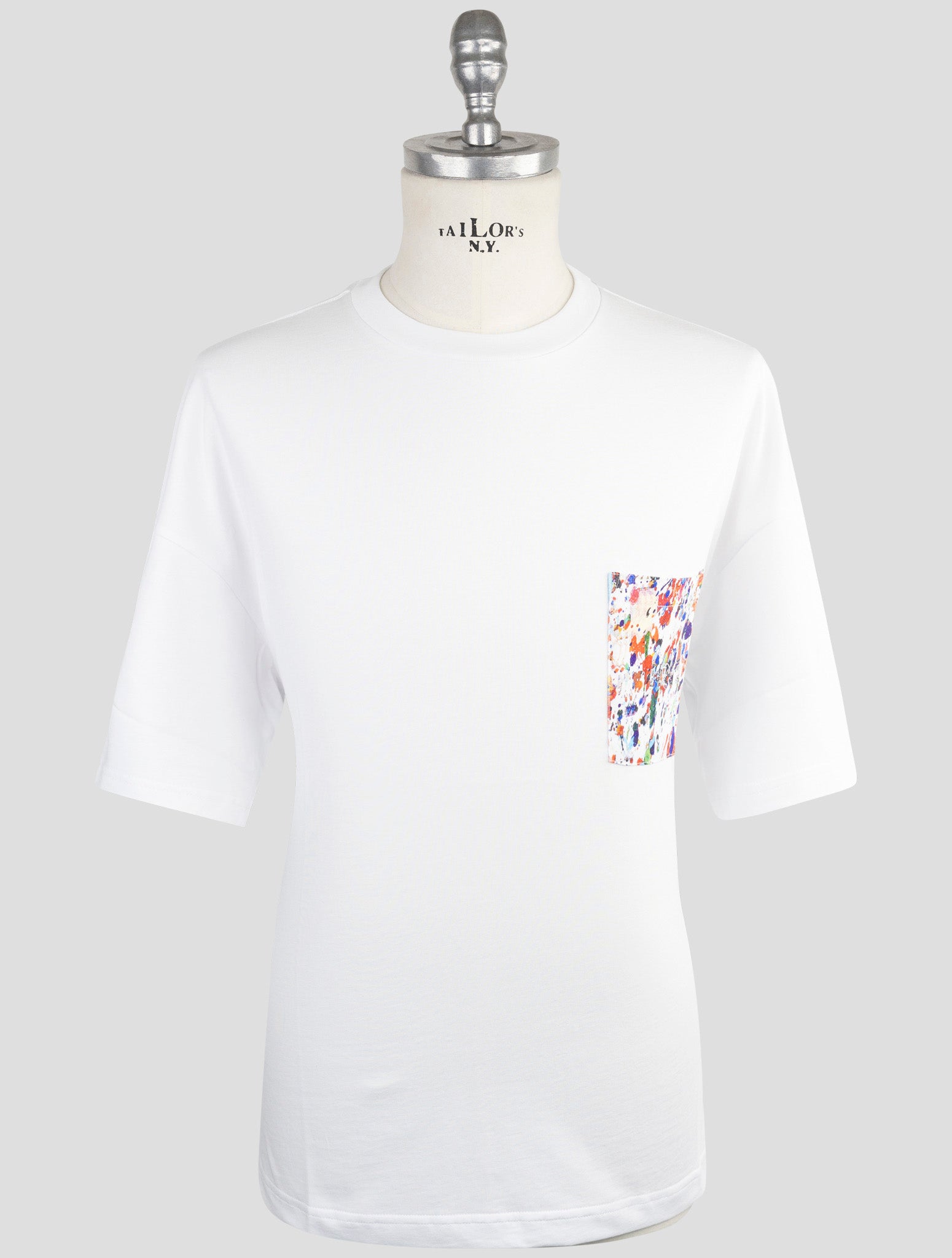 Kiton Knt White Cotton T-Shirt