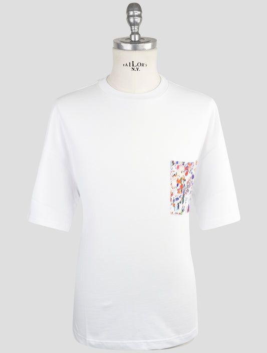 Kiton Knt White Cotton T-Shirt
