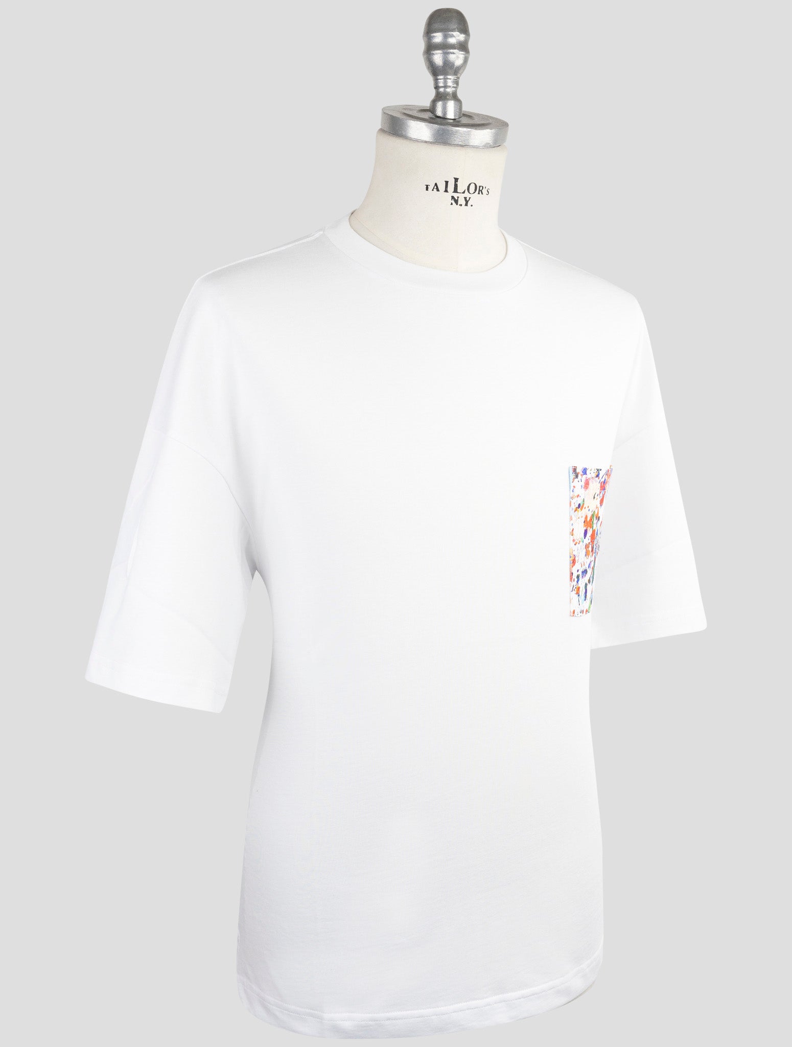 Kiton Knt White Cotton T-Shirt